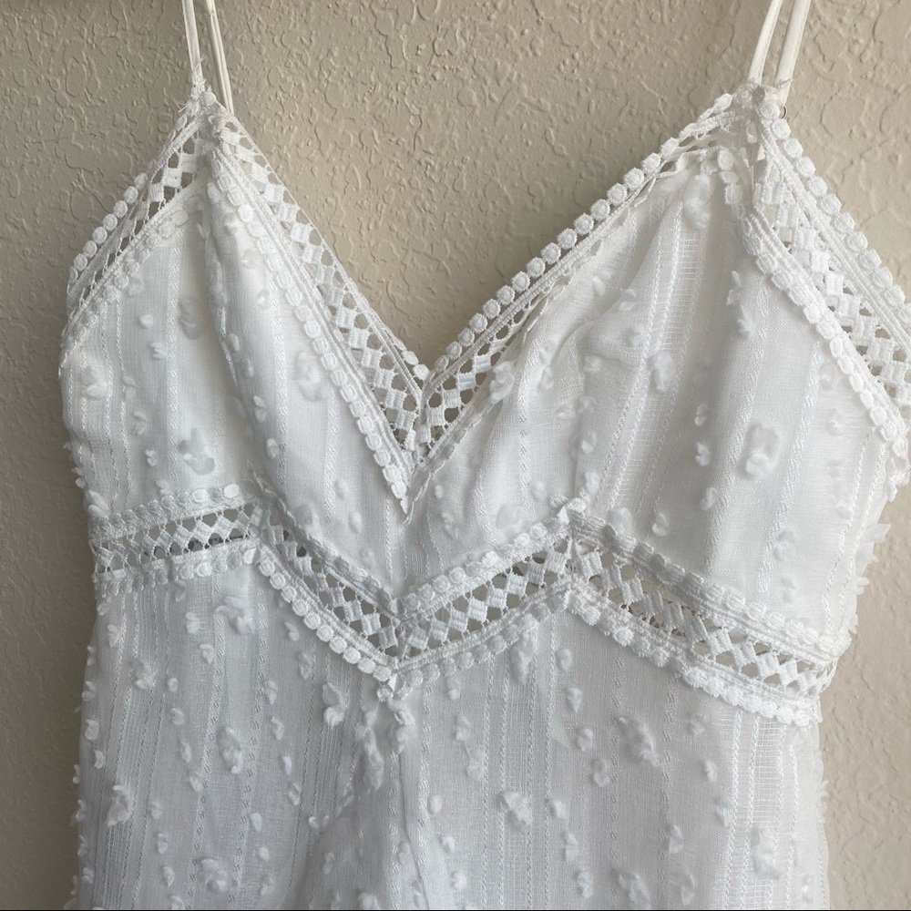 White Graduation Dress - Picture 3 of 8